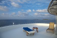 Deck Chair On Cruising Ship Royalty Free Stock Photo Deck Chair On Cruising Ship Royalty Free Stock Photo