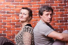 Happy Seniors Couple In Love Stock Photo