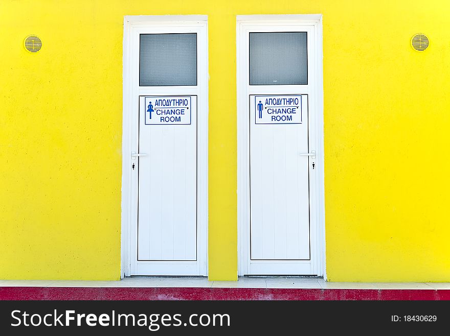 Detail Portrait Of Lifeguard Tower