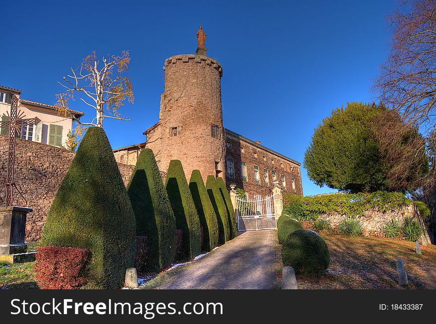 Historic castle of the Loire country, France. Historic castle of the Loire country, France.