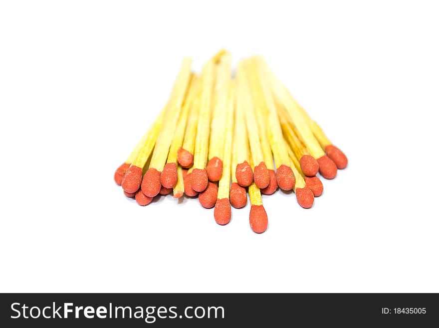 Matches that used to light fires for heat.