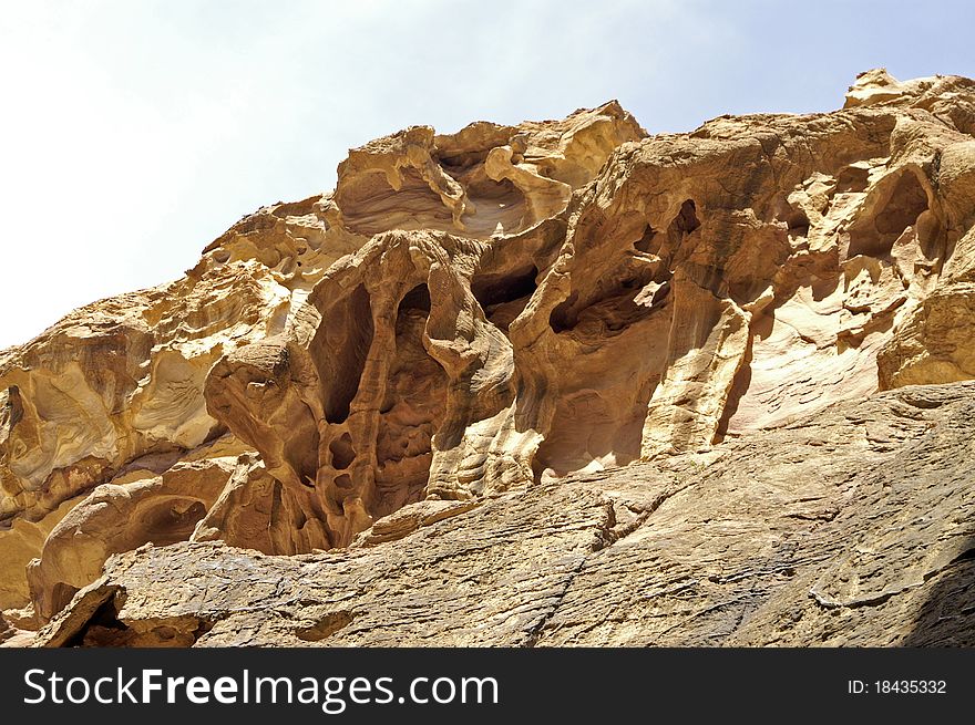 Petra (Jordan) Sandstone Cliffs Siq