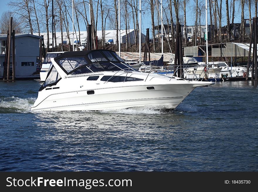 A leisure drive on the river in Portland Oregon. A leisure drive on the river in Portland Oregon.