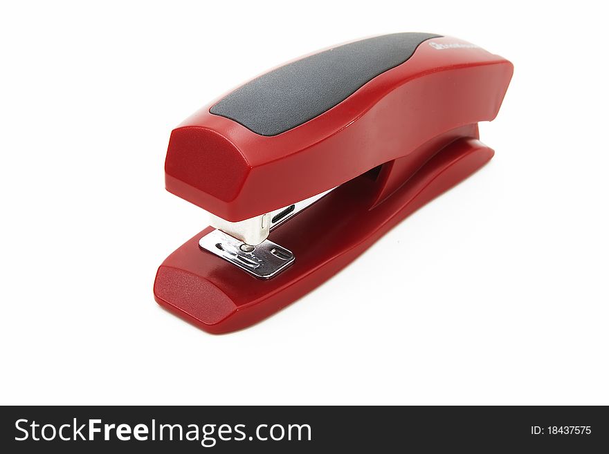 Writing stapler for sewing together of documents