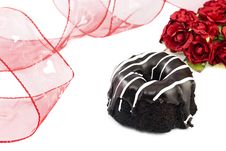 Chocolate Valentines Cake Royalty Free Stock Photos Chocolate Valentines Cake Royalty Free Stock Photos