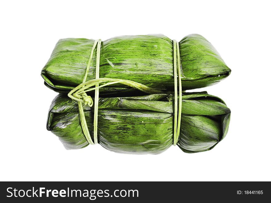 Fresh banana leaf