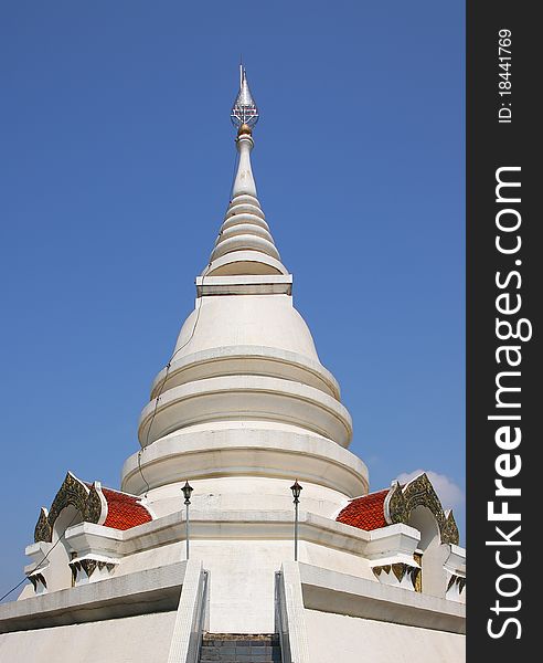 The white pagoda of Chiangrai, Thailand. The white pagoda of Chiangrai, Thailand
