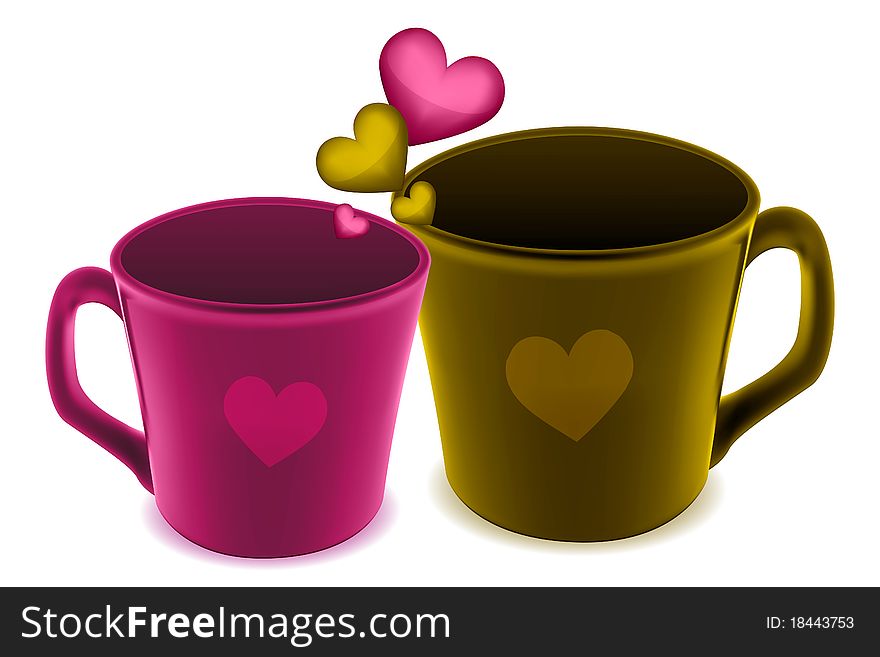 Cups With Heart