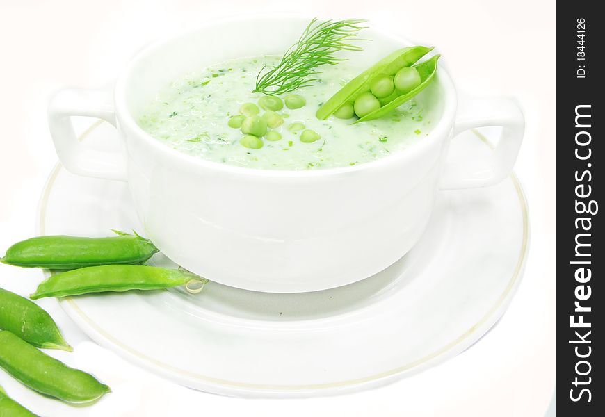 Pea Squash Vegetable Soup