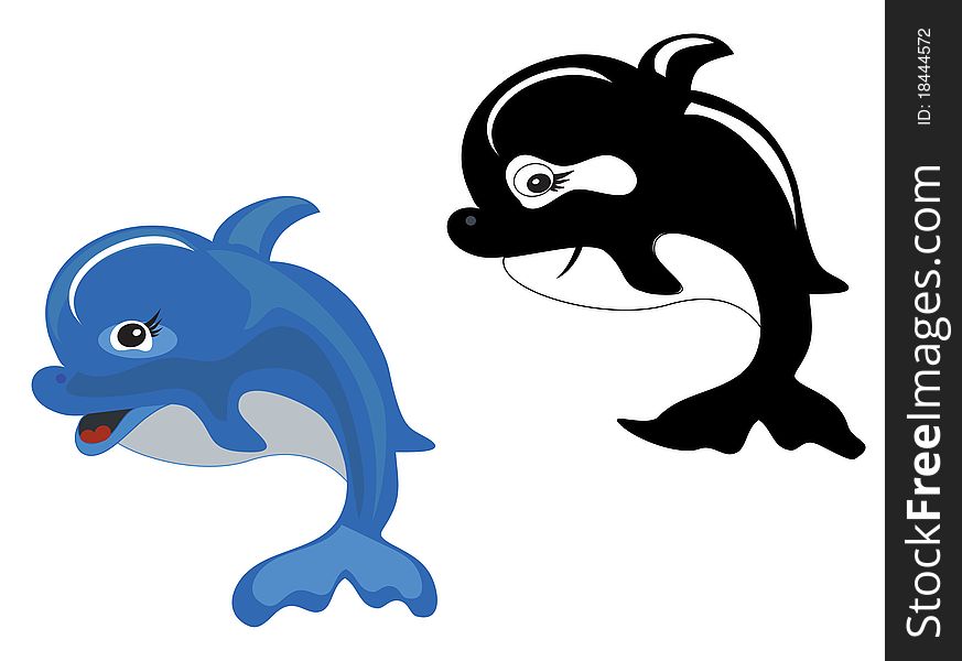 Dolphin And Shark