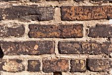 Brick Wall Of An Old House Stock Photography Brick Wall Of An Old House Stock Photography