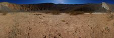 Ubehebe Crater Panoramic Royalty Free Stock Photography Ubehebe Crater Panoramic Royalty Free Stock Photography