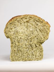 Cut Spinach Bread Stock Photography