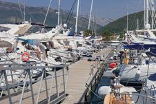 Boats At Dock Stock Image Boats At Dock Stock Image