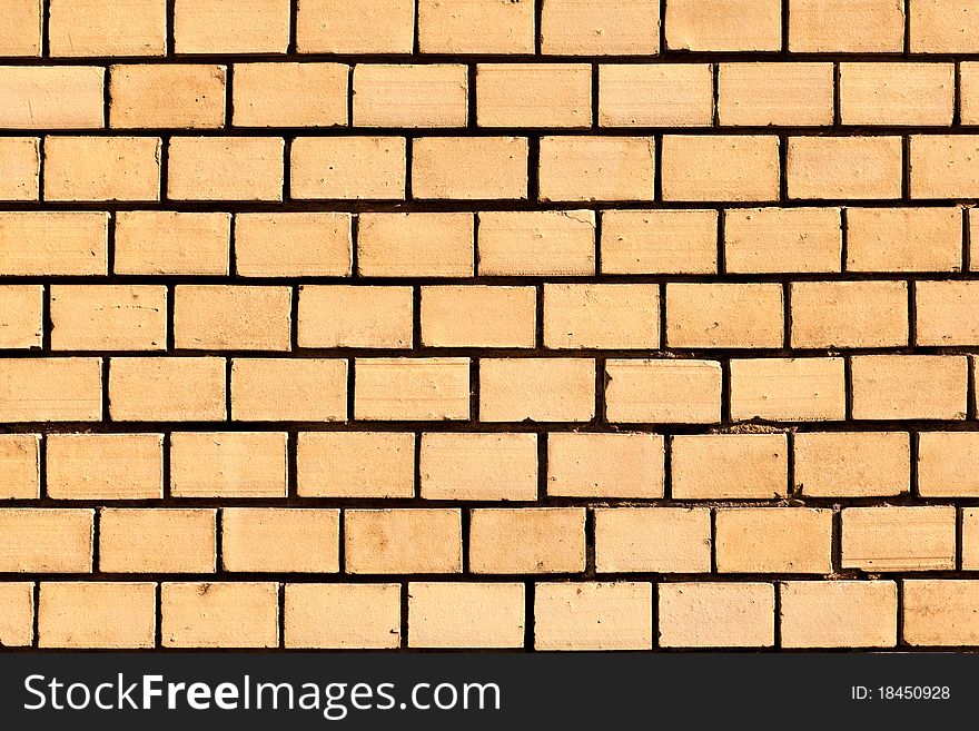 Brick wall of a house