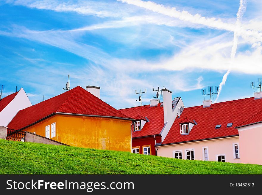 Bright Photo Of Buildings Of Czech