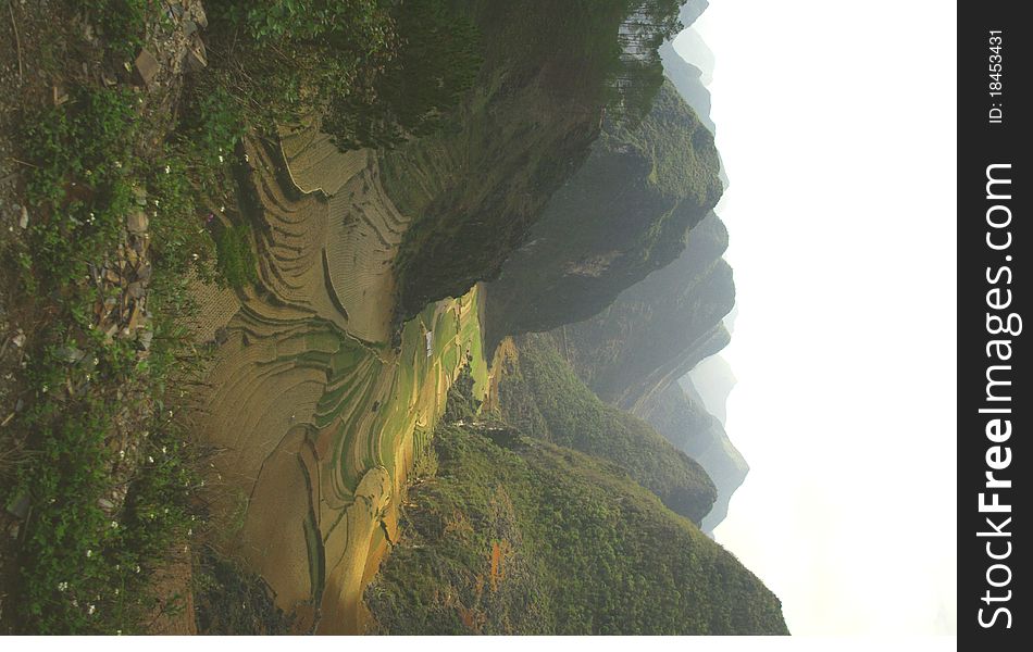 Typical karst landscape of northern Vietnam. Area of Â« Ha Giang Â». Typical karst landscape of northern Vietnam. Area of Â« Ha Giang Â»