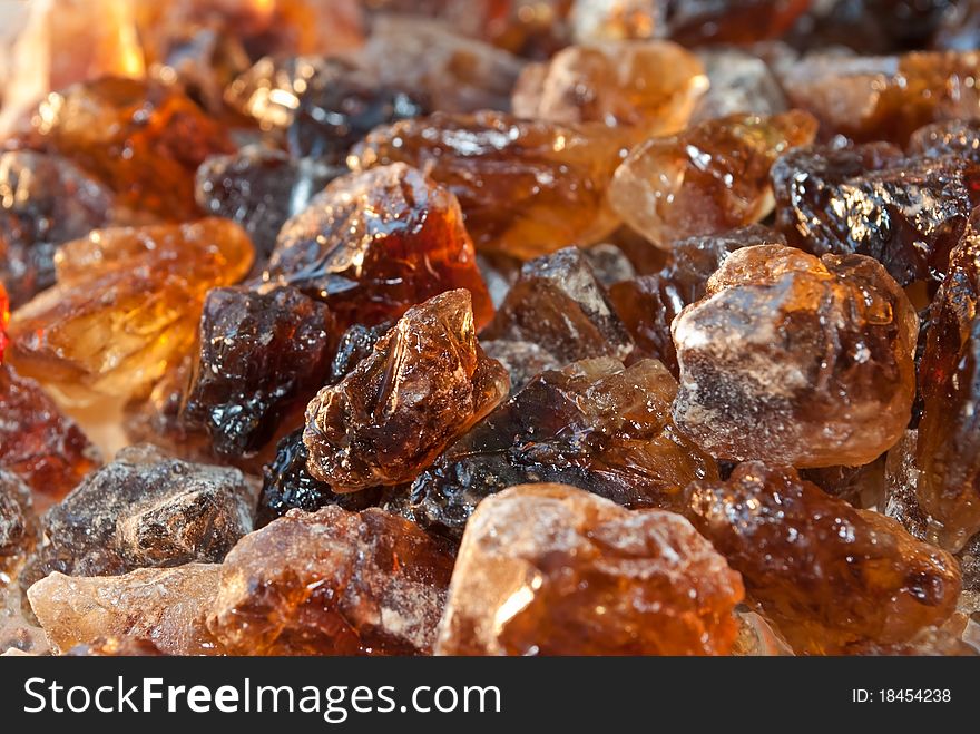 Caramelized sugar background