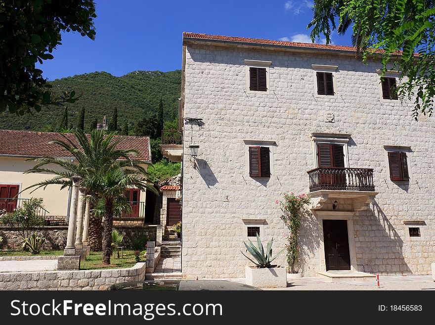Newly renovated stone house in Kotor Montenegro