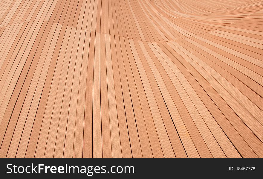 A perspective of wooden wave background. A perspective of wooden wave background