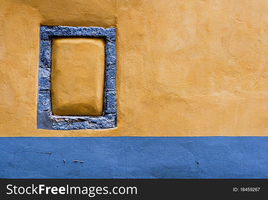 A part of medieval house wall. A part of medieval house wall