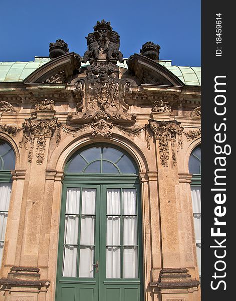 Door in the Nymphenbad (Zwinger Palace, Dresden)