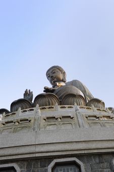 Tian Tan Bronze Buddha At Lantau Island, Hong Kong Royalty Free Stock Photography Tian Tan Bronze Buddha At Lantau Island, Hong Kong Royalty Free Stock Photography