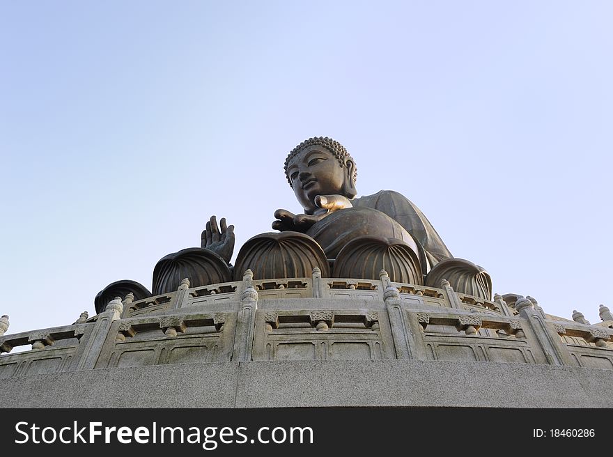 The Tian Tan Buddha is the tallest outdoor bronze seated buddha statue located on Ngong Ping, Lantau Island, Hong Kong. The Tian Tan Buddha is the tallest outdoor bronze seated buddha statue located on Ngong Ping, Lantau Island, Hong Kong