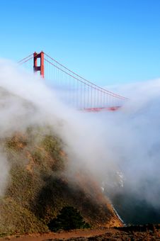 San Francisco Bridge Royalty Free Stock Photo San Francisco Bridge Royalty Free Stock Photo
