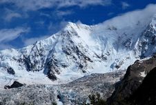 Snow Peak In Tibet Stock Images