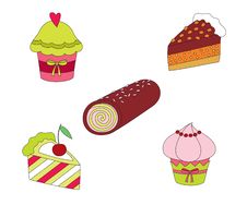 Colorful Sweets Stock Photo