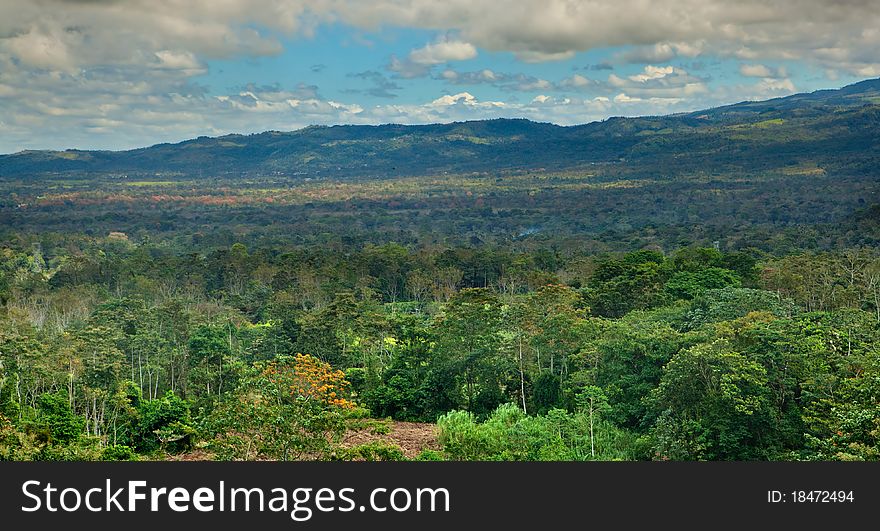 View of  Valle Azul, Alajuela province, Costa Rica
