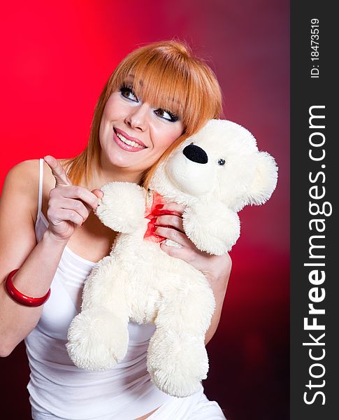 Girl With Bear