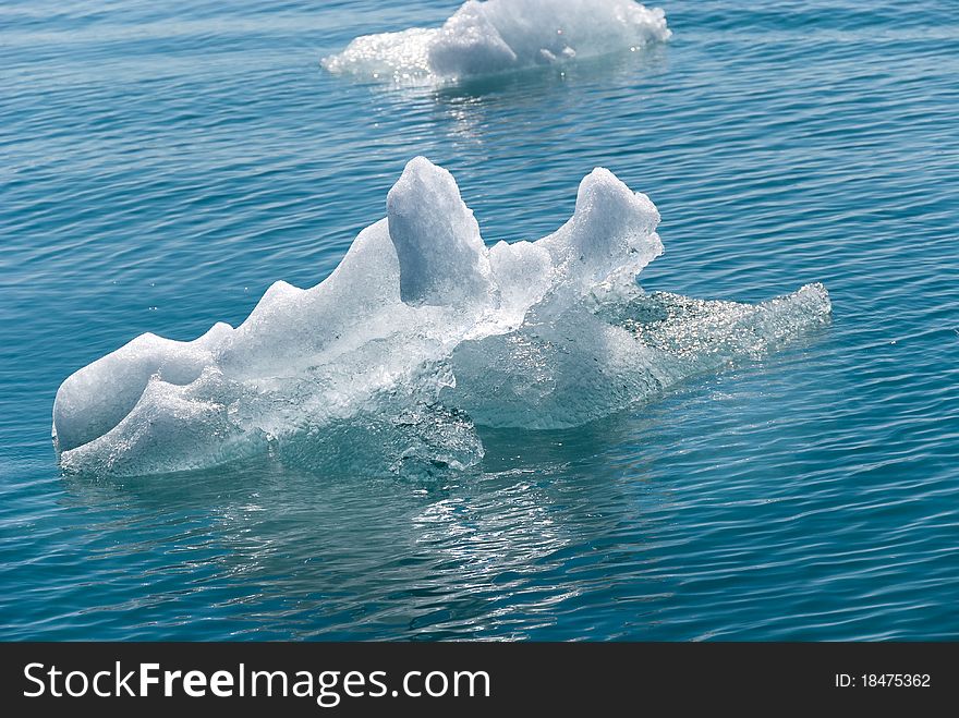 Iceberg on the Lake Jokulsarlon in Iceland