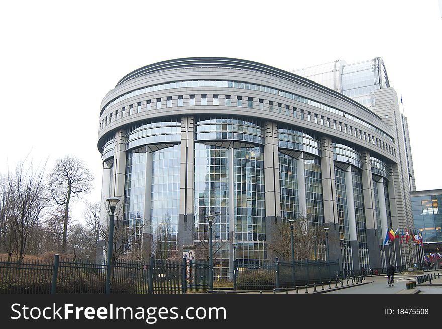 European Parliament Building, Brussel, Belgium