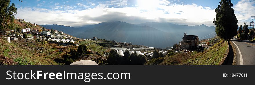 High Mountain Agriculture in taiwan is dangerous for the mountain or life . it may become Debris flow when the heavy rain or Typhoon. and when people use Pesticide or Fertilizer , it may cause water pollution with algal bloom in the river or Reservoir .and cause the animals dead in the nature.