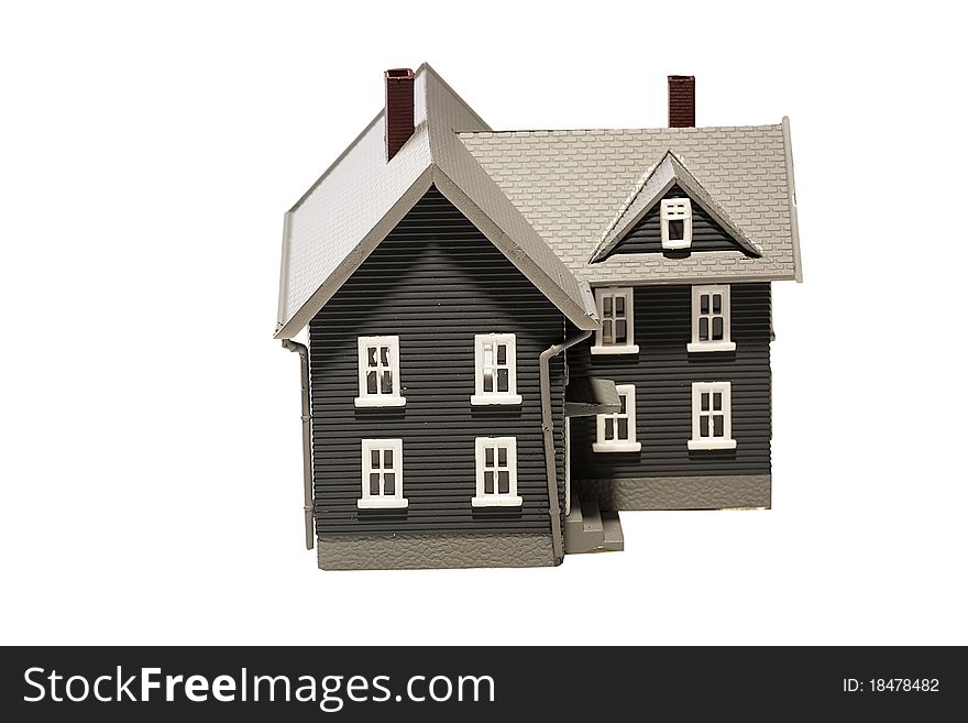 Layout simulating residential building on a white background. Layout simulating residential building on a white background.