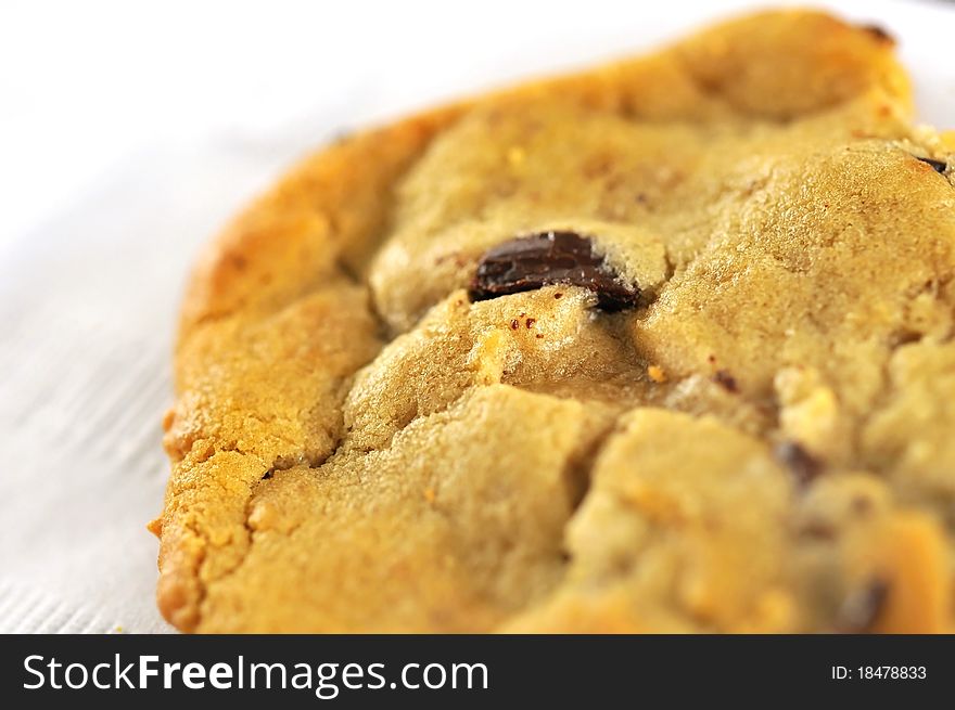 Macro Shot Of Delicious Cookie