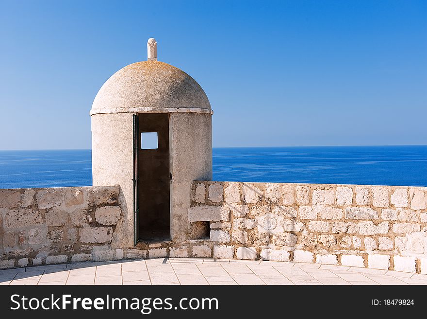 Beautiful view from croatian fortress. Beautiful view from croatian fortress