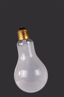 Large Brushed Electric Incandescent Lamp Stock Photography
