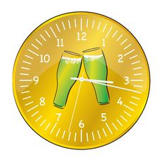Beer Clock Stock Photos