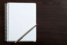 Blank Spiral Note Pad Stock Photography Blank Spiral Note Pad Stock Photography