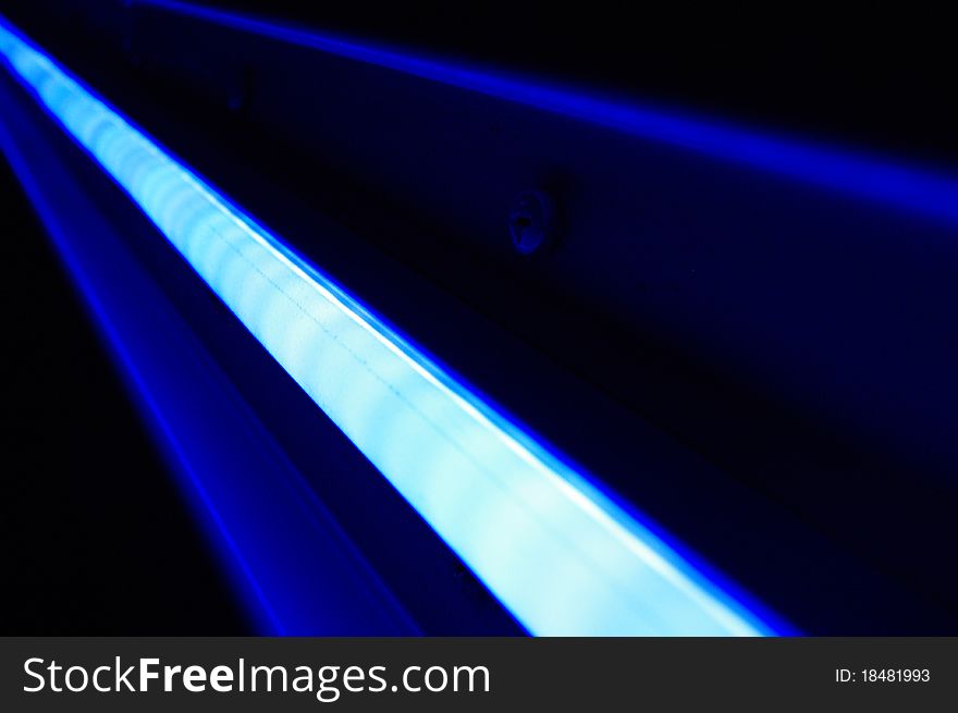 Blue Light of City Advertisement. Blue Light of City Advertisement