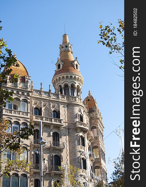 Historical Building in Barcelona, Spain