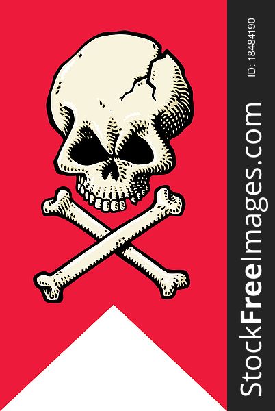 A Skull & Crossbones flag is great for invitations.