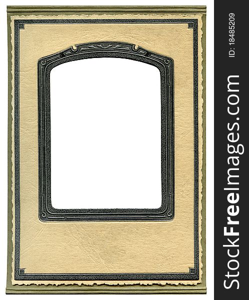 Vintage Art deco cardboard frame. Vintage Art deco cardboard frame