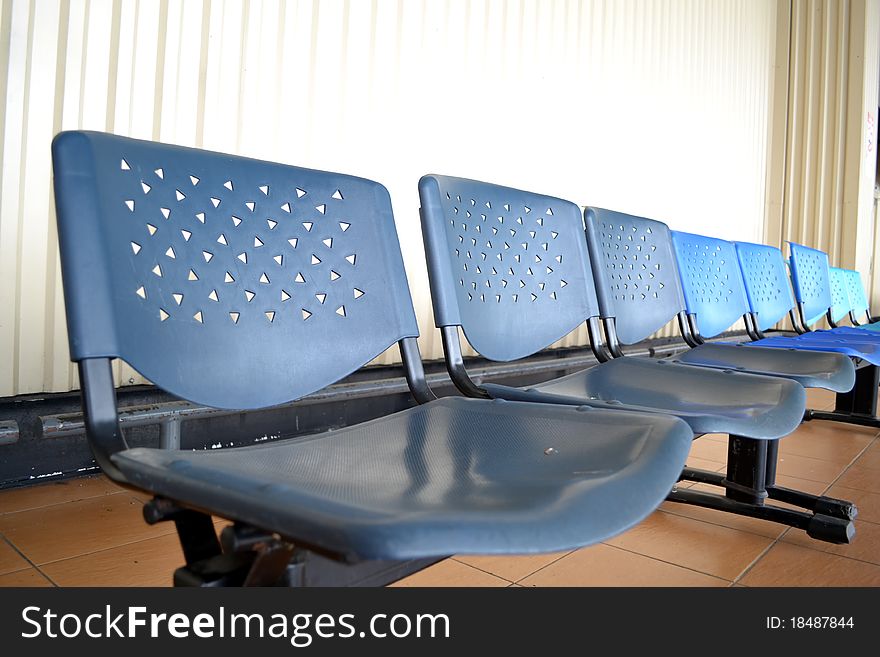 Airport seating in Sepang LCCT Airport.