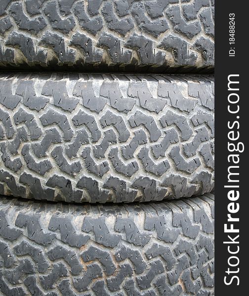 Tires with evidence from the use of obsolete and hard to use.