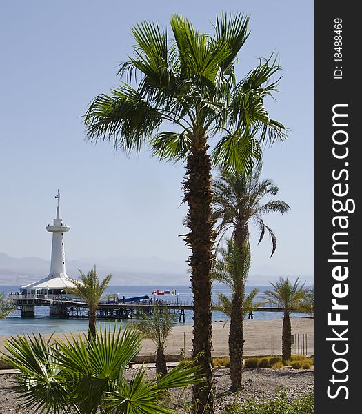 This shot was taken from the southern beach of the Aqaba gulf near coral reef and underwater observatory of Eilat, Israel. This shot was taken from the southern beach of the Aqaba gulf near coral reef and underwater observatory of Eilat, Israel