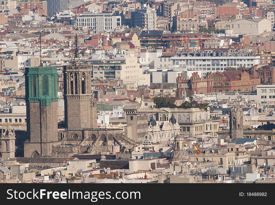 Gothic Catedral of Barcelona, Spain